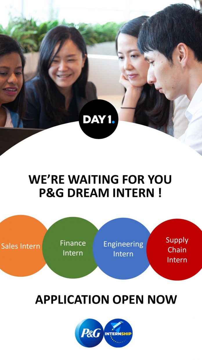 P&G Dream Internship 2021
