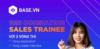 Base Consulting Sales Trainee FB post