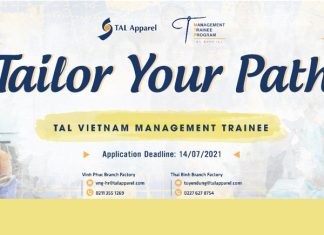 Tal Vietnam Management Trainee 2021