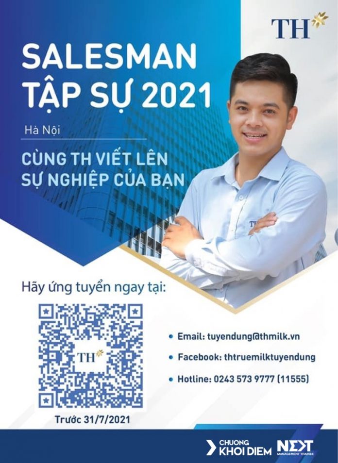 TH Salesman tập sự 2021