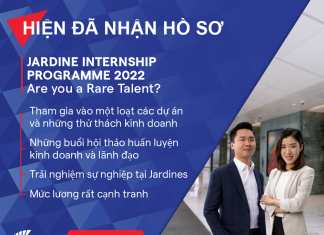 xhuong khoi diem next management trainee Jardine Internship Programme 2022