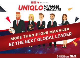 _chuong khoi diem next management trainee Uniqlo Manager Candidate - UMC 2022